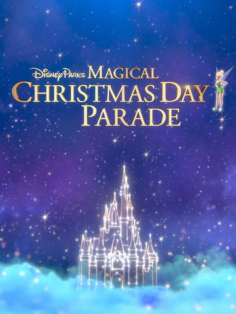 Disney Parks Magical Christmas Day Parade poster background