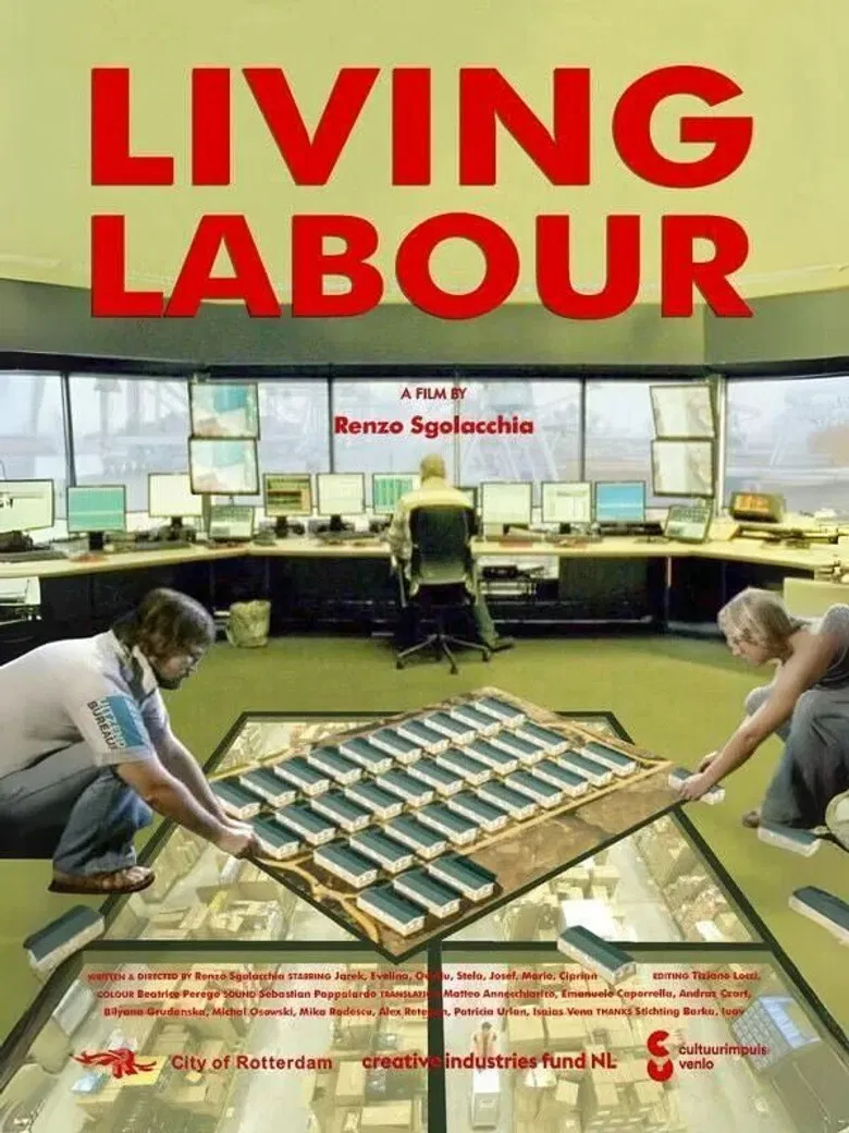 Living Labour poster background