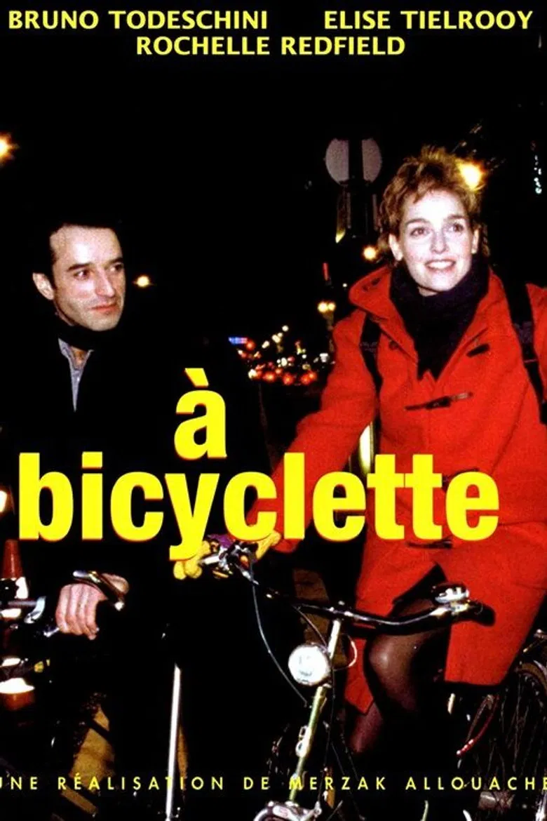 À bicyclette poster background