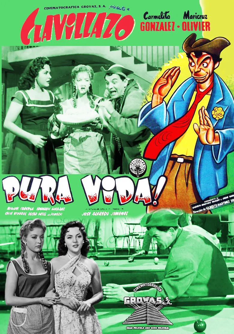Pura vida poster background