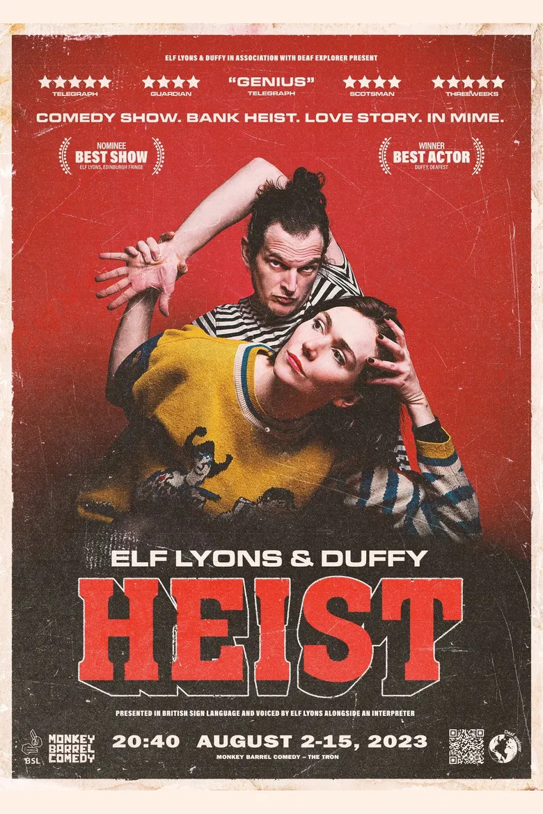 Elf and Duffy: Heist poster background