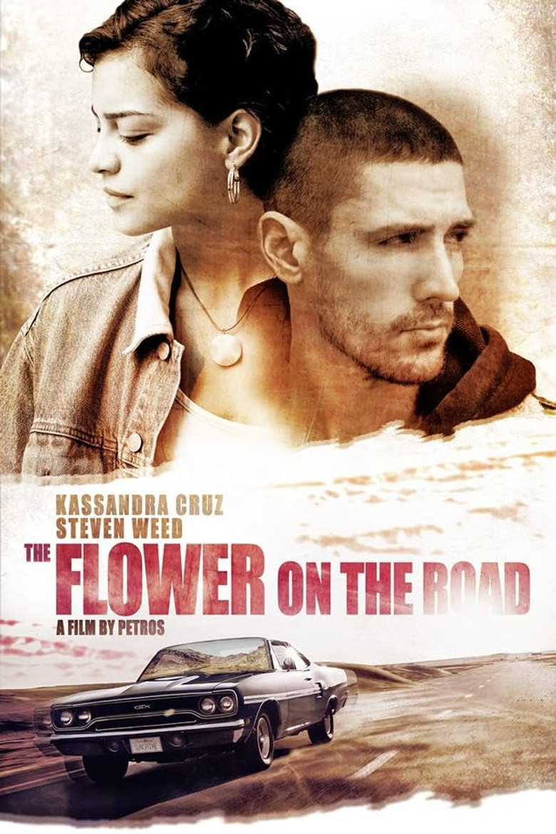 The Flower on the Road poster background