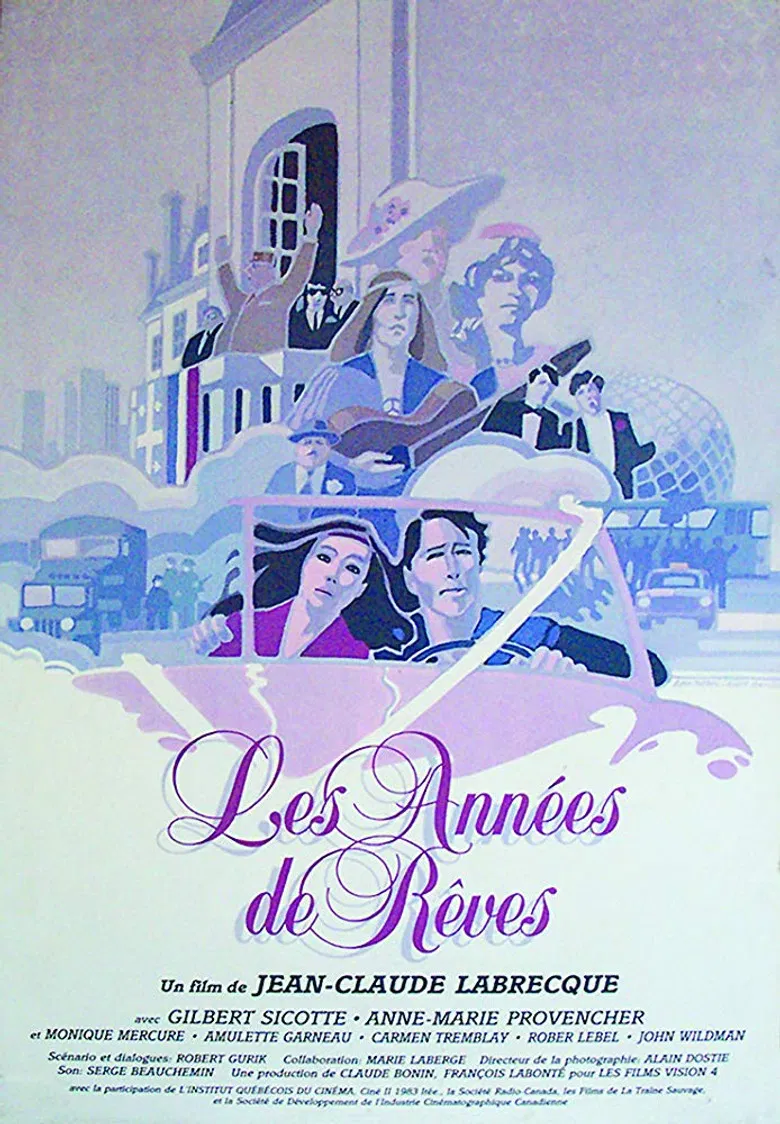 Les années de rêves poster background