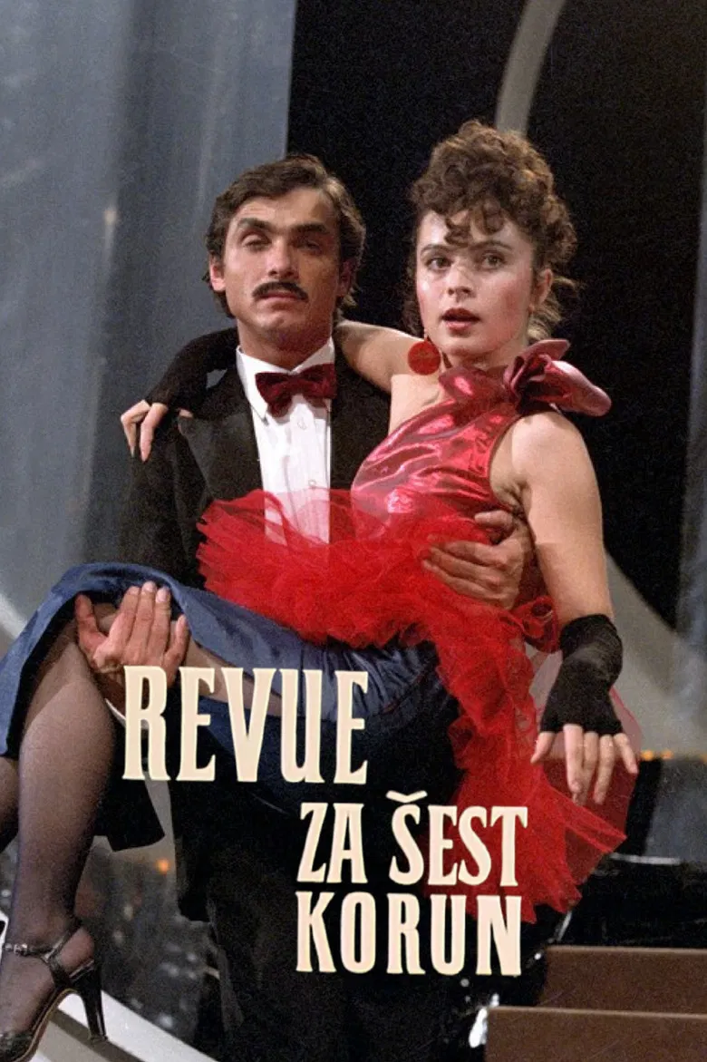 Revue za šest korun poster background