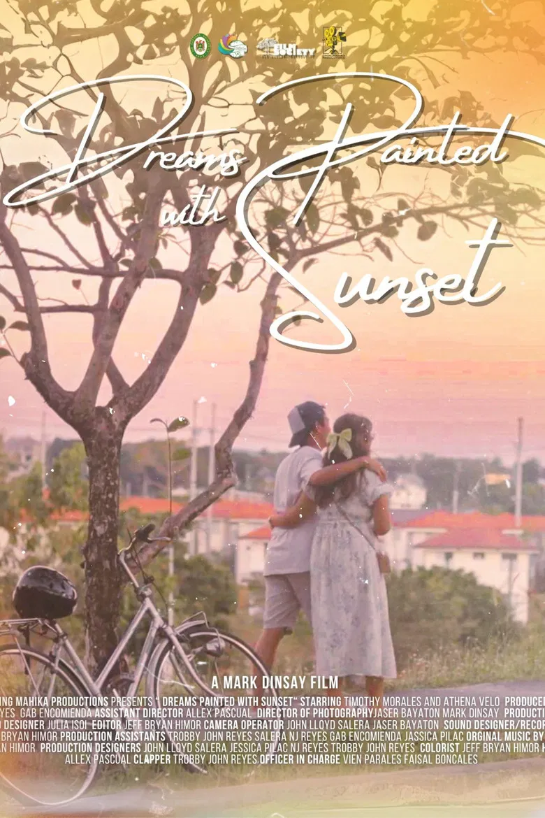 Dreams Painted with Sunset poster background