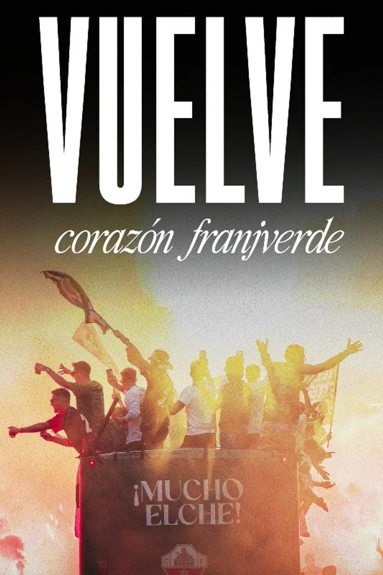 Vuelve corazón franjiverde poster background
