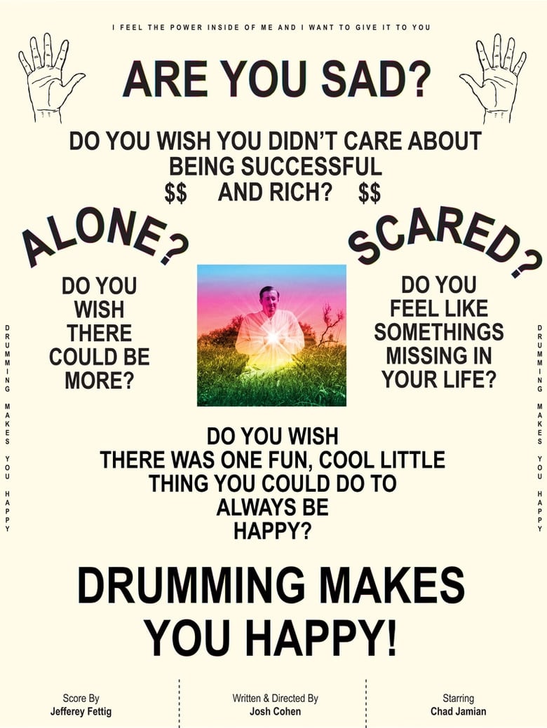 Drumming Makes You Happy poster background