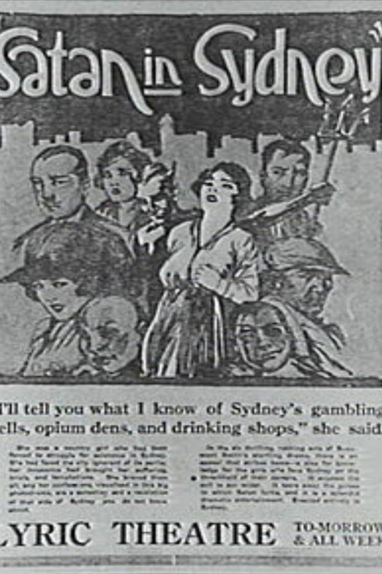 Satan in Sydney poster background