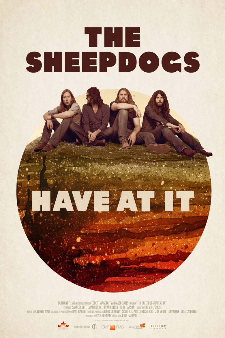 The Sheepdogs Have at It poster background