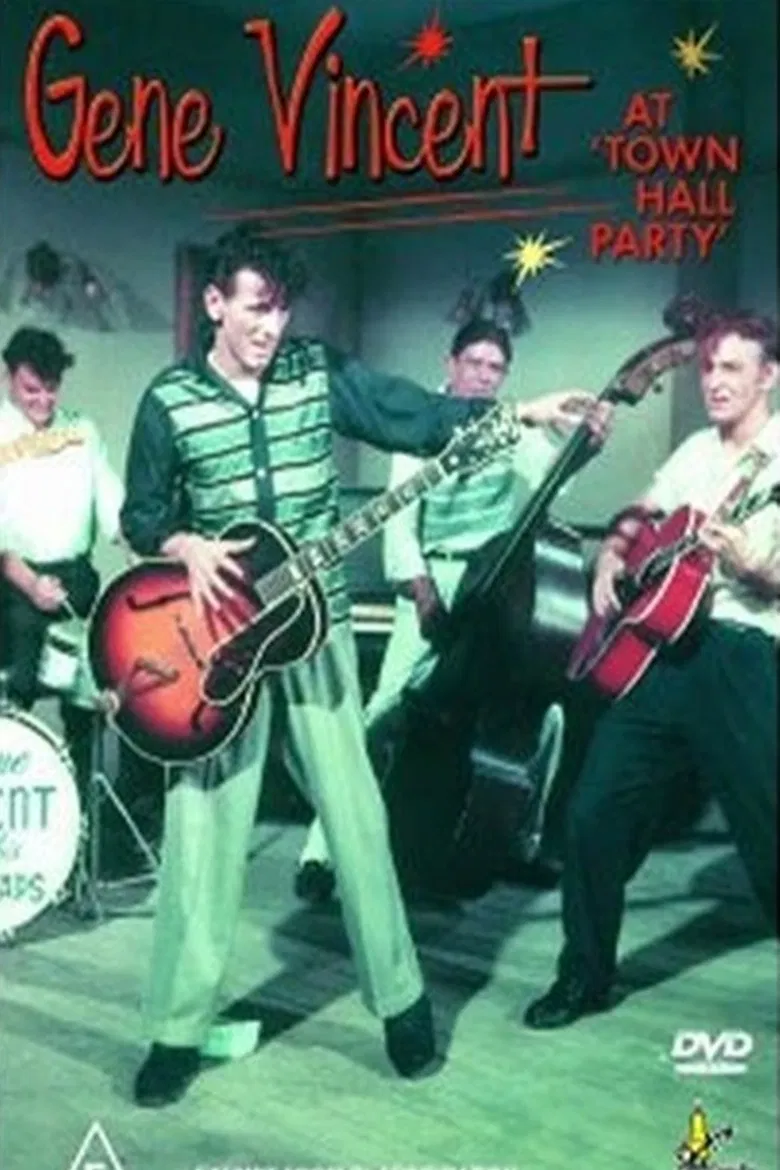 Gene Vincent at Town Hall Party poster background