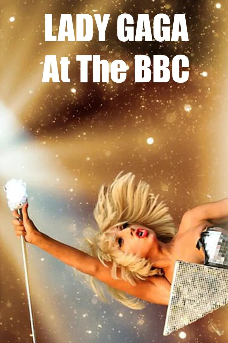 Lady Gaga at the BBC poster background