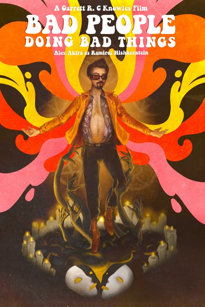 Bad People Doing Bad Things poster background