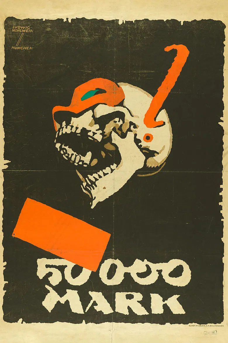 Der Totenkopf, 50 000 Mark-Prämienfilm poster background
