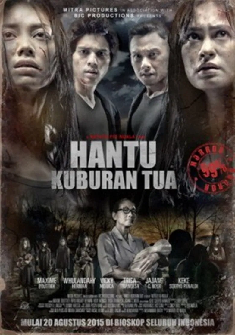 Hantu Kuburan Tua poster background