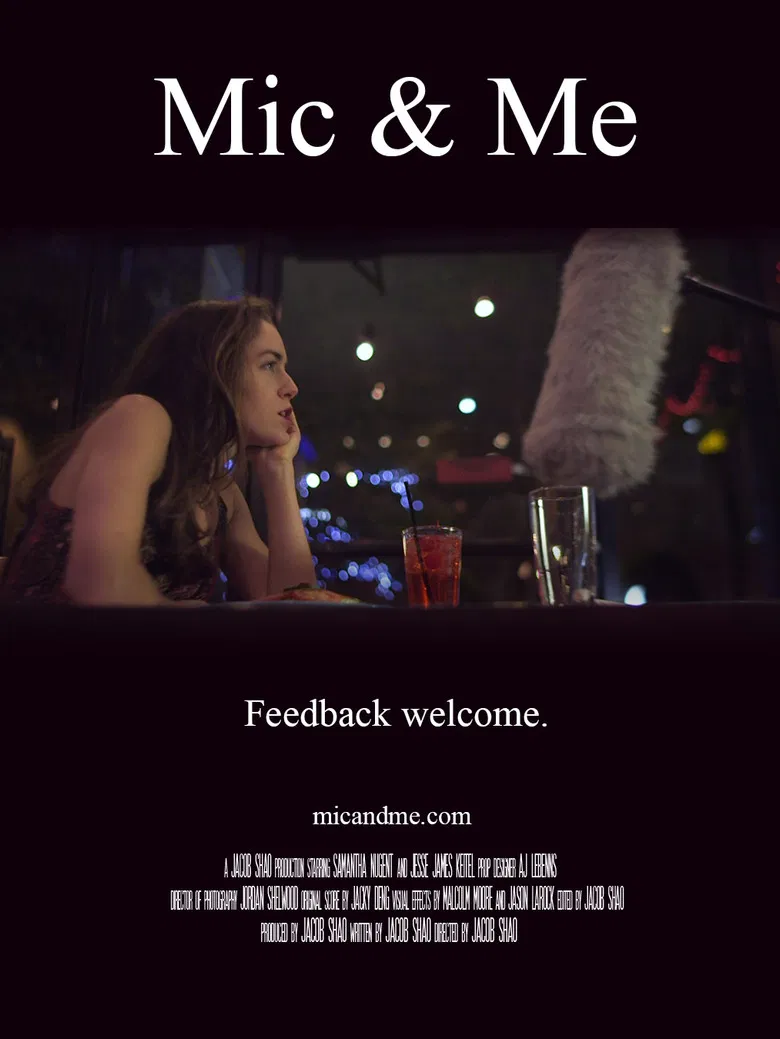 Mic & Me poster background