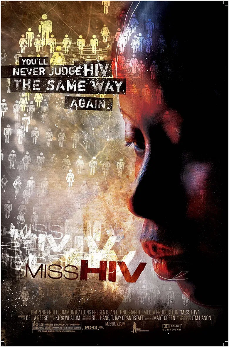 Miss HIV poster background