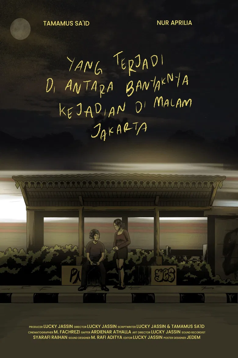 Among All That Happened That Night in Jakarta poster background
