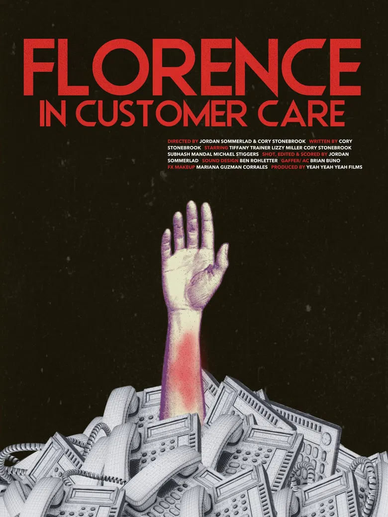 Florence in Customer Care poster background