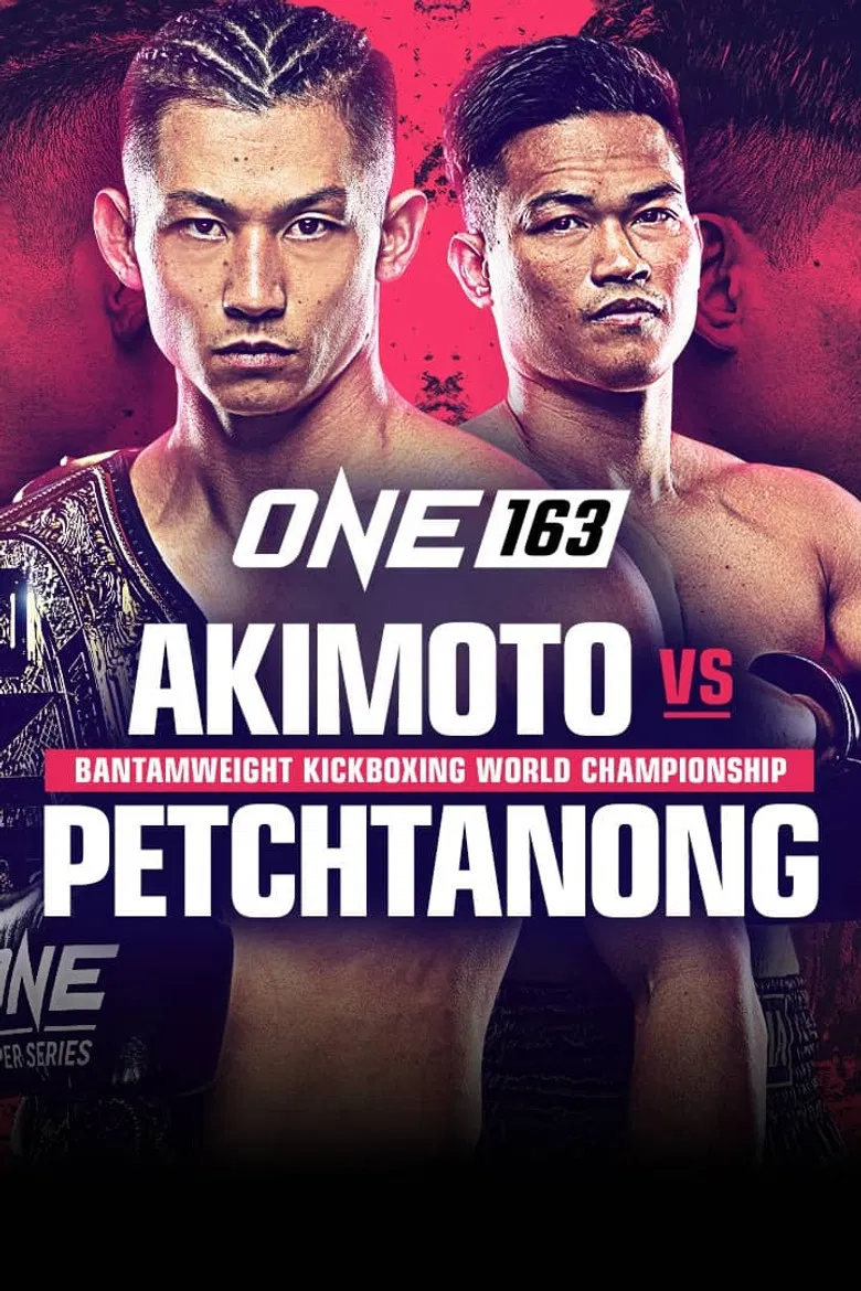 ONE 163: Akimoto vs. Petchtanong poster background