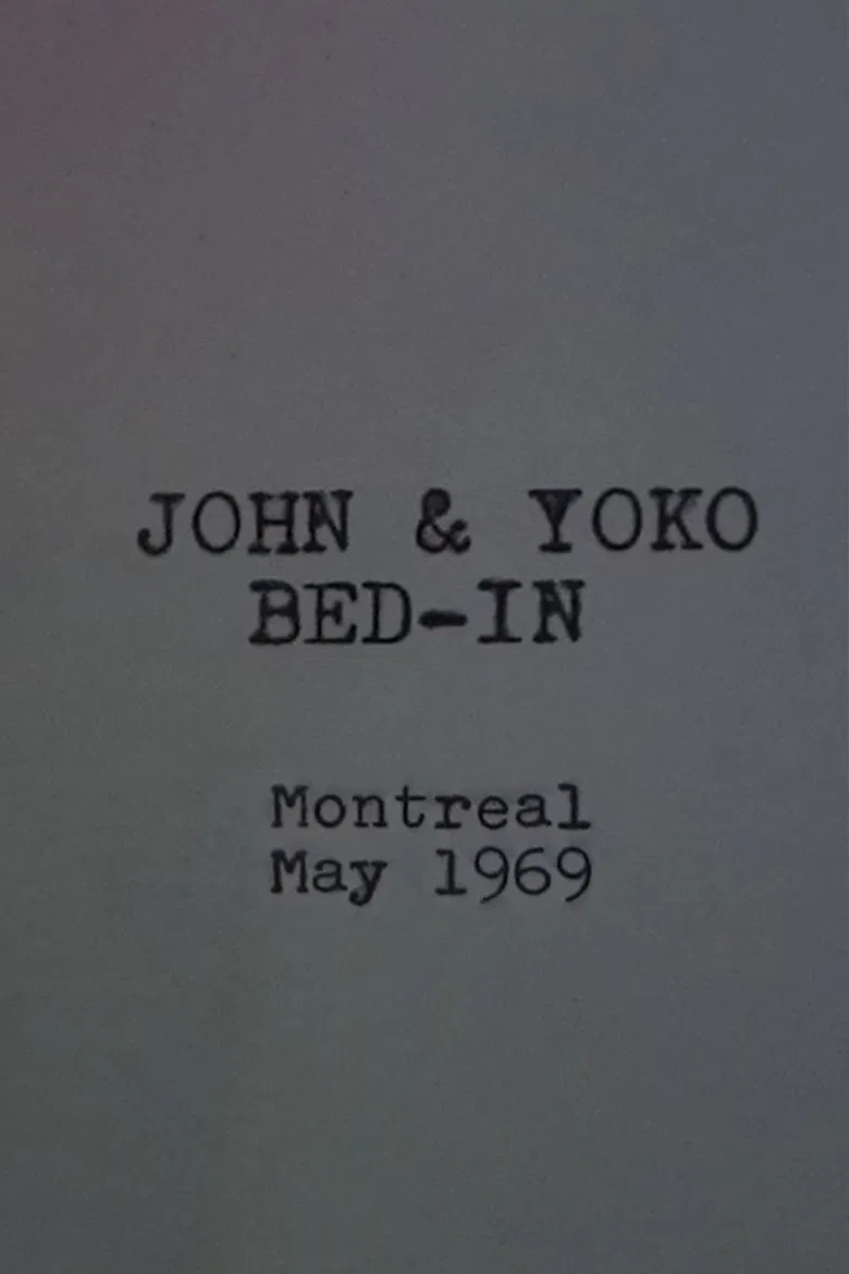 John & Yoko Bed-In poster background