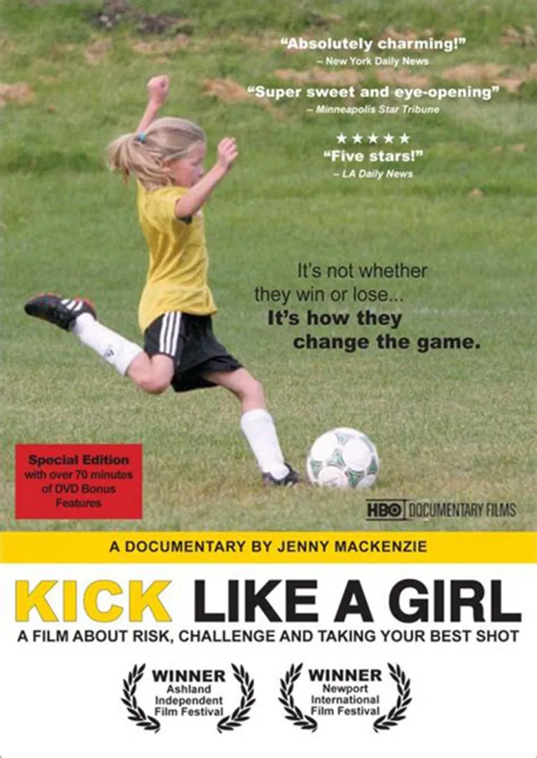 Kick Like a Girl poster background