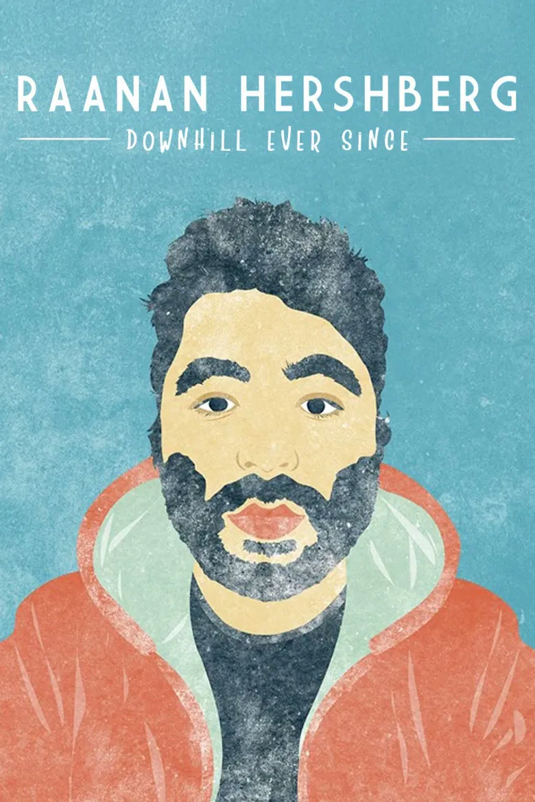 Raanan Hershberg: Downhill Ever Since poster background