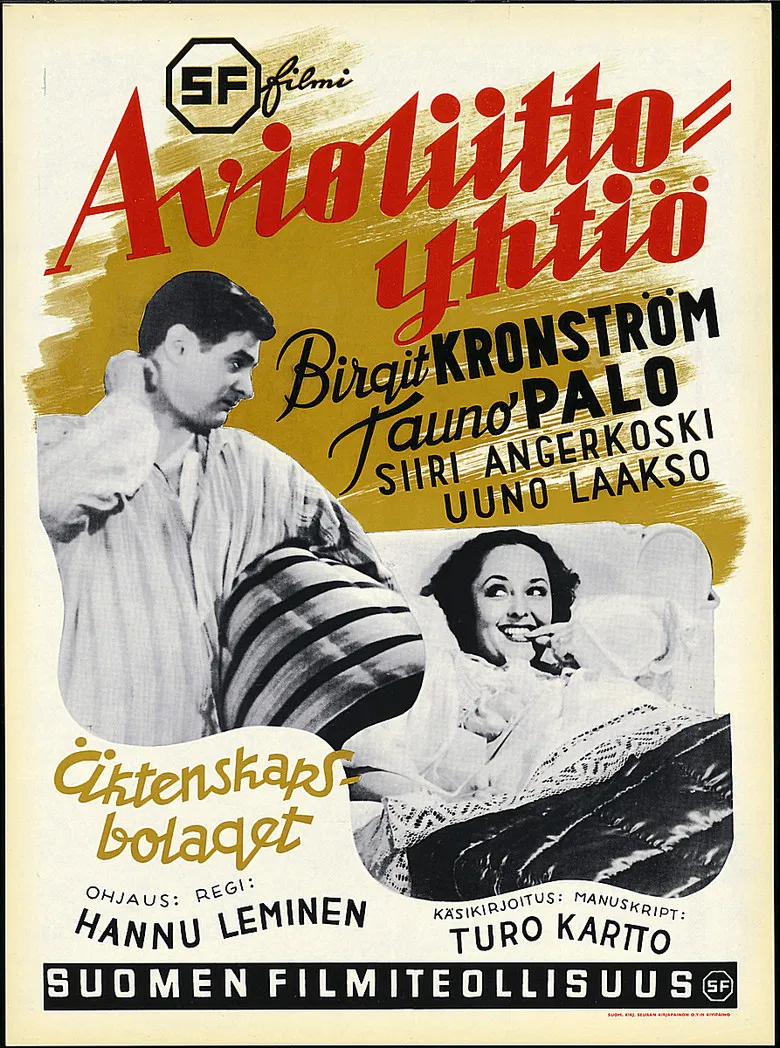Avioliittoyhtiö poster background