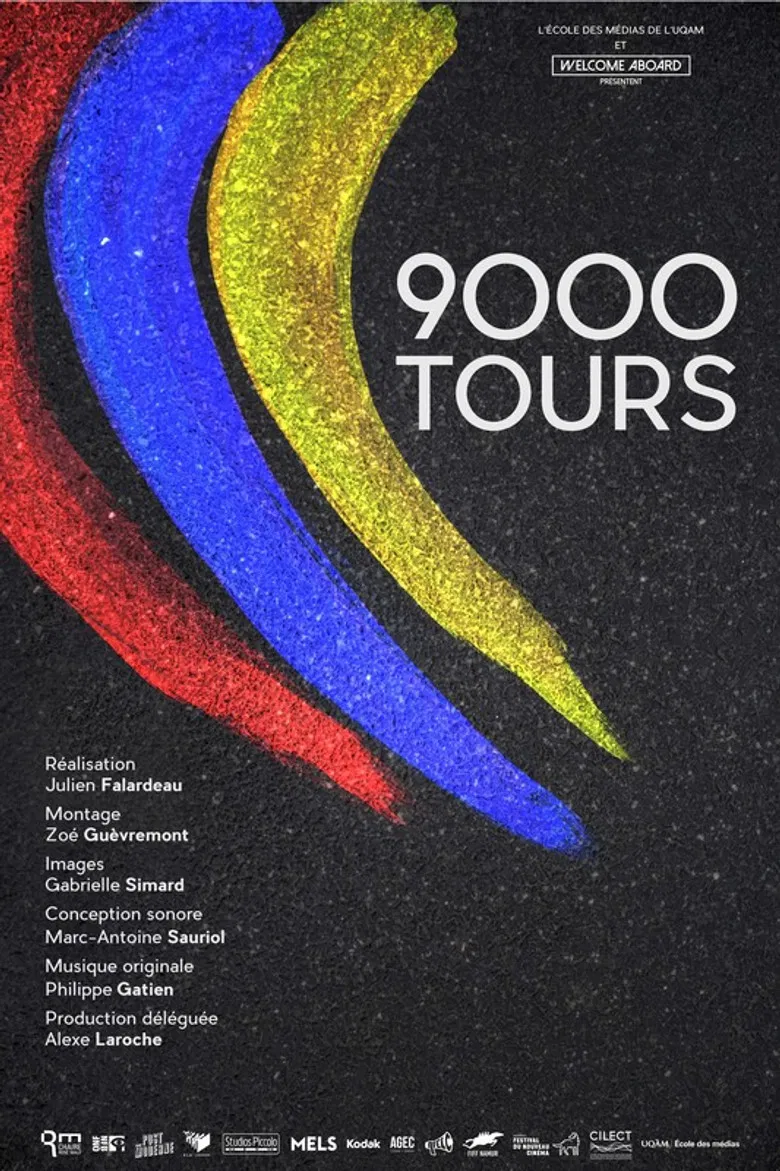 9000 Laps poster background