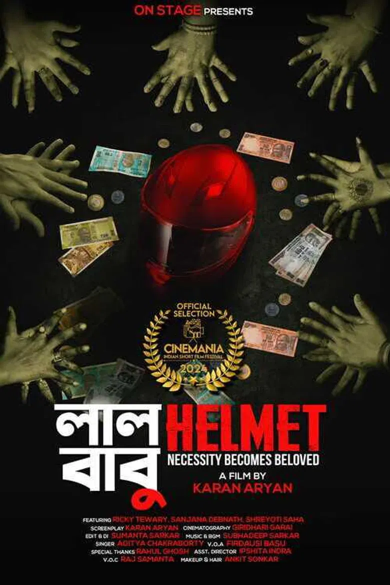 Laal Helmet Babu poster background