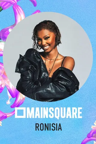Ronisia en concert au Main Square Festival 2024 poster background