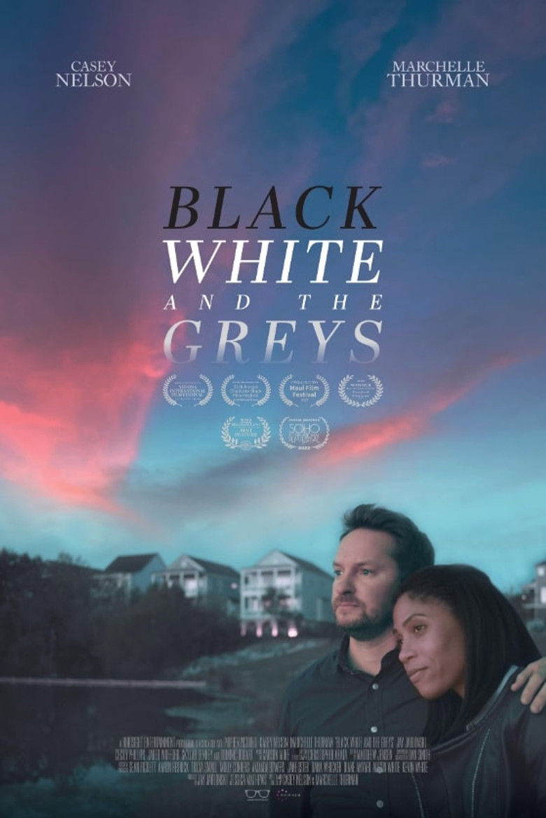 Black White and the Greys poster background