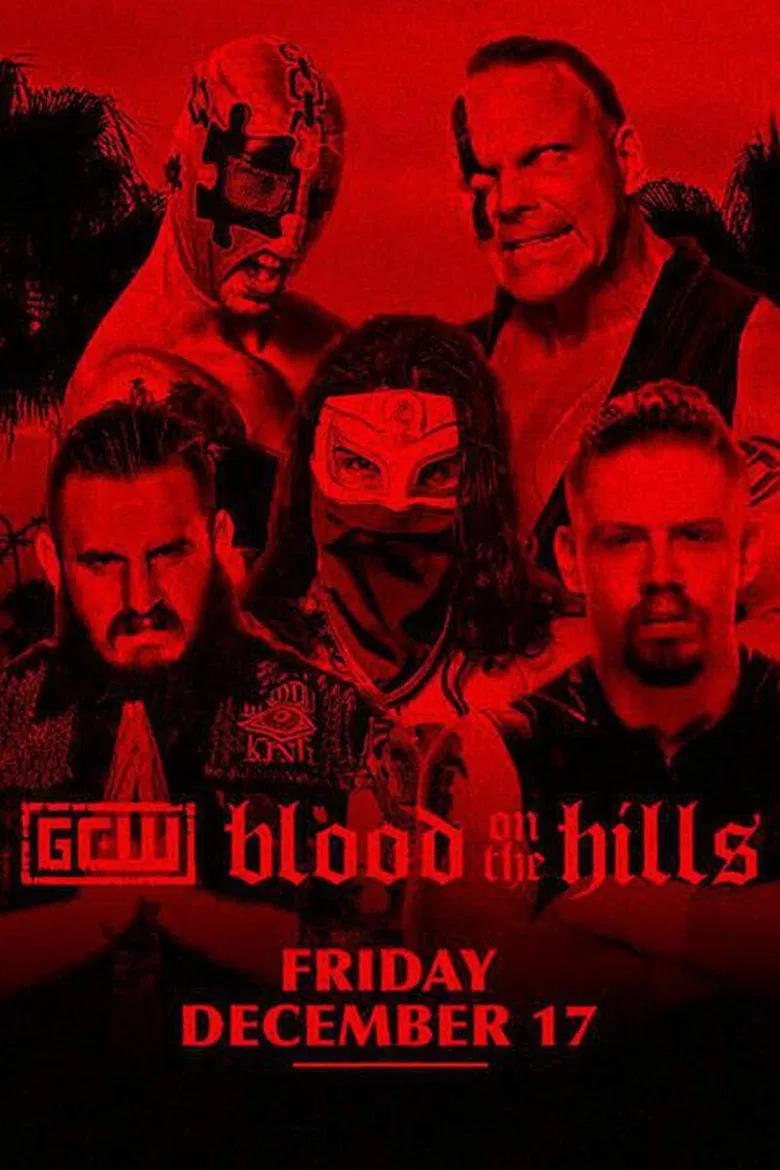 GCW Blood on the Hills poster background