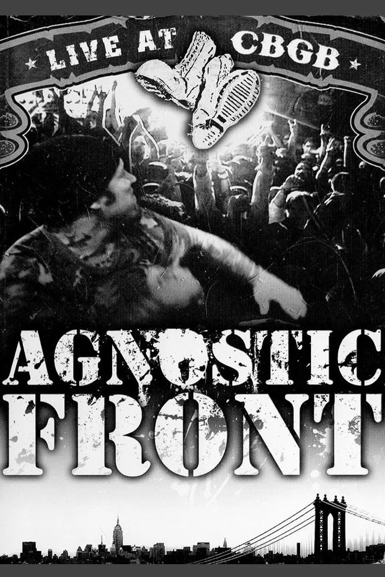 Agnostic Front: Live at CBGB poster background