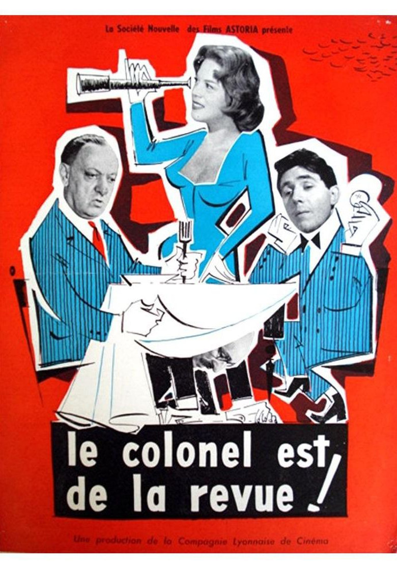 Le colonel est de la revue poster background
