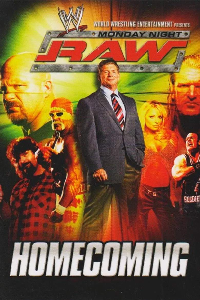 WWE RAW Homecoming poster background