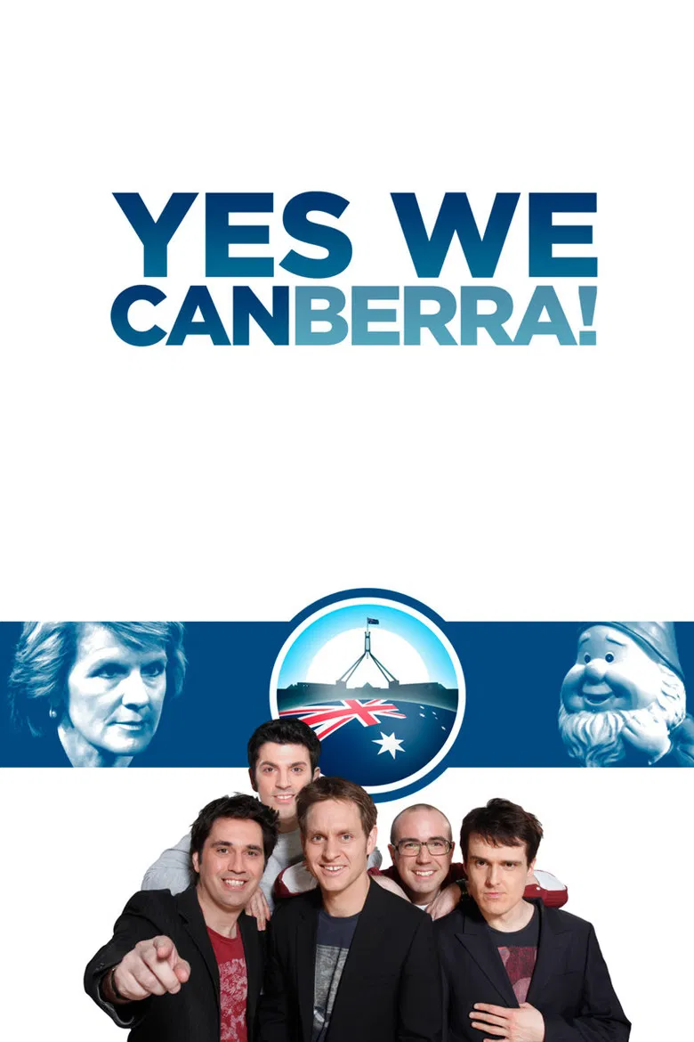 Yes We Canberra! poster background