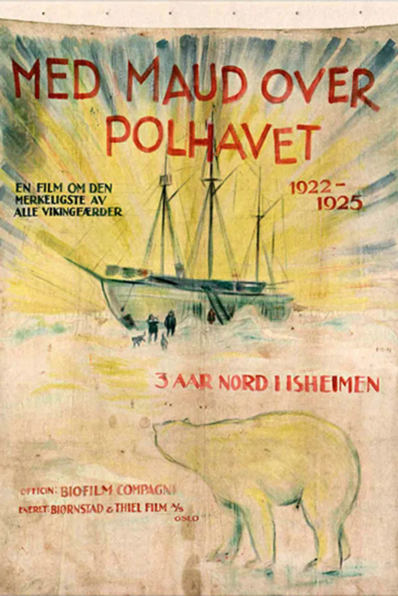 Med 'Maud' over Polhavet poster background