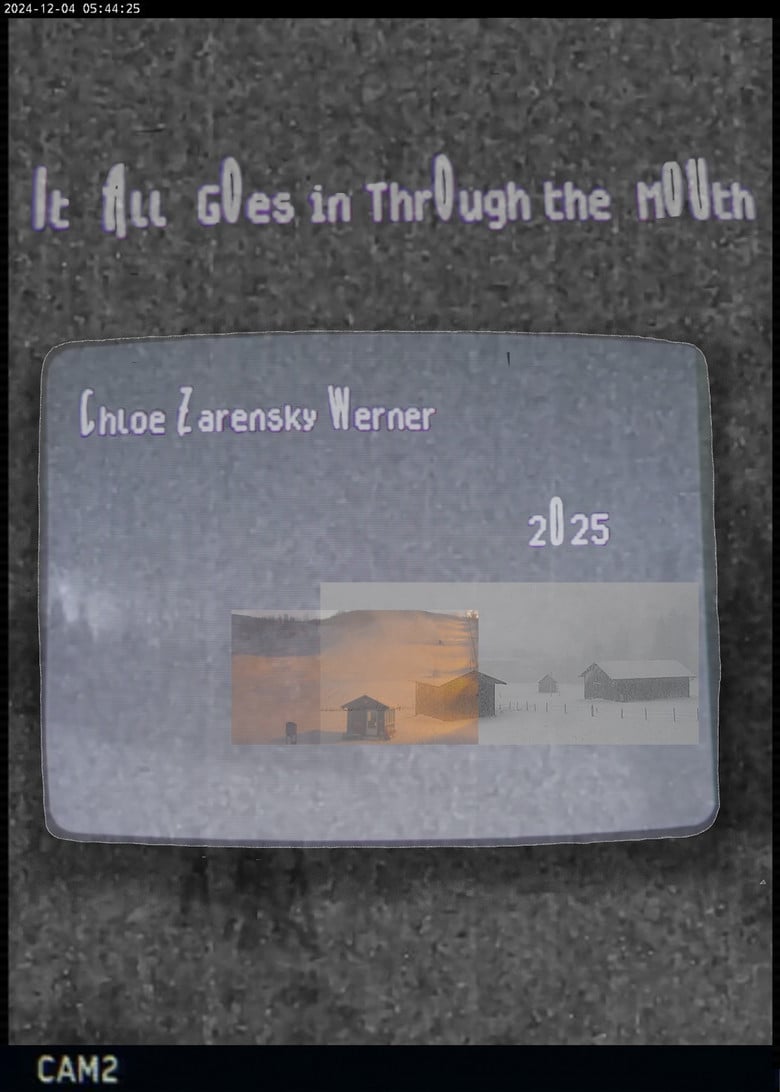 It All Goes In Through The Mouth poster background