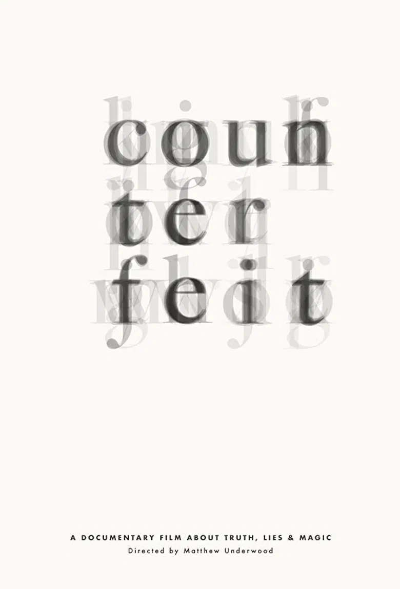 Counterfeit poster background