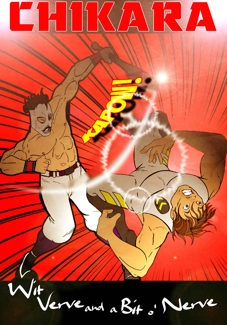 CHIKARA Wit, Verve and a Bit O' Nerve poster background