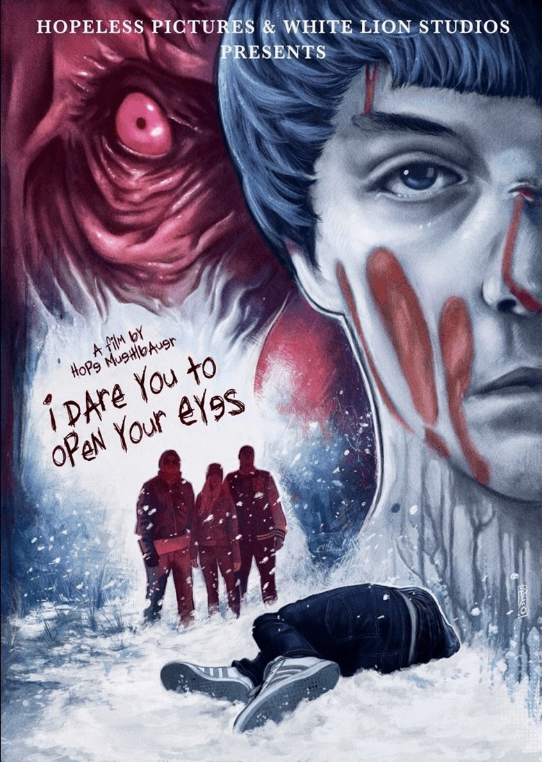 I Dare You to Open Your Eyes poster background