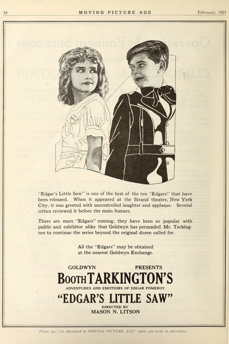 Edgar's Little Saw poster background