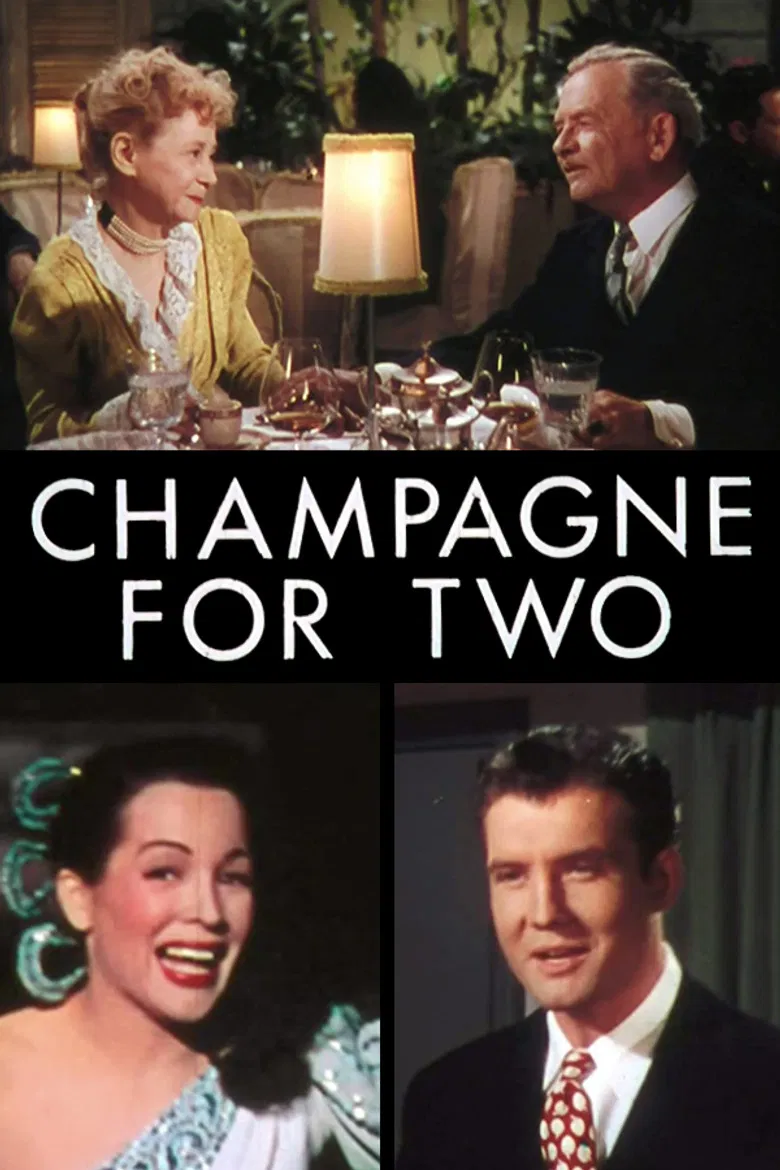 Champagne for Two poster background