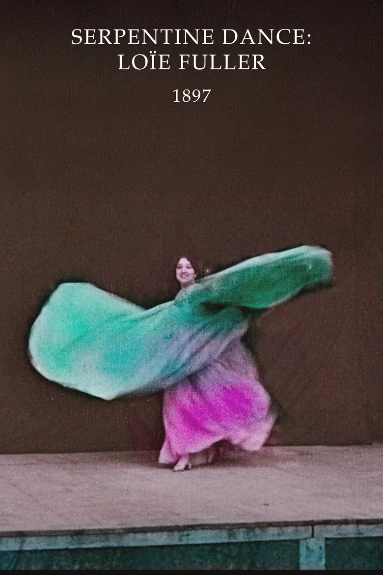 Serpentine Dance: Loïe Fuller poster background