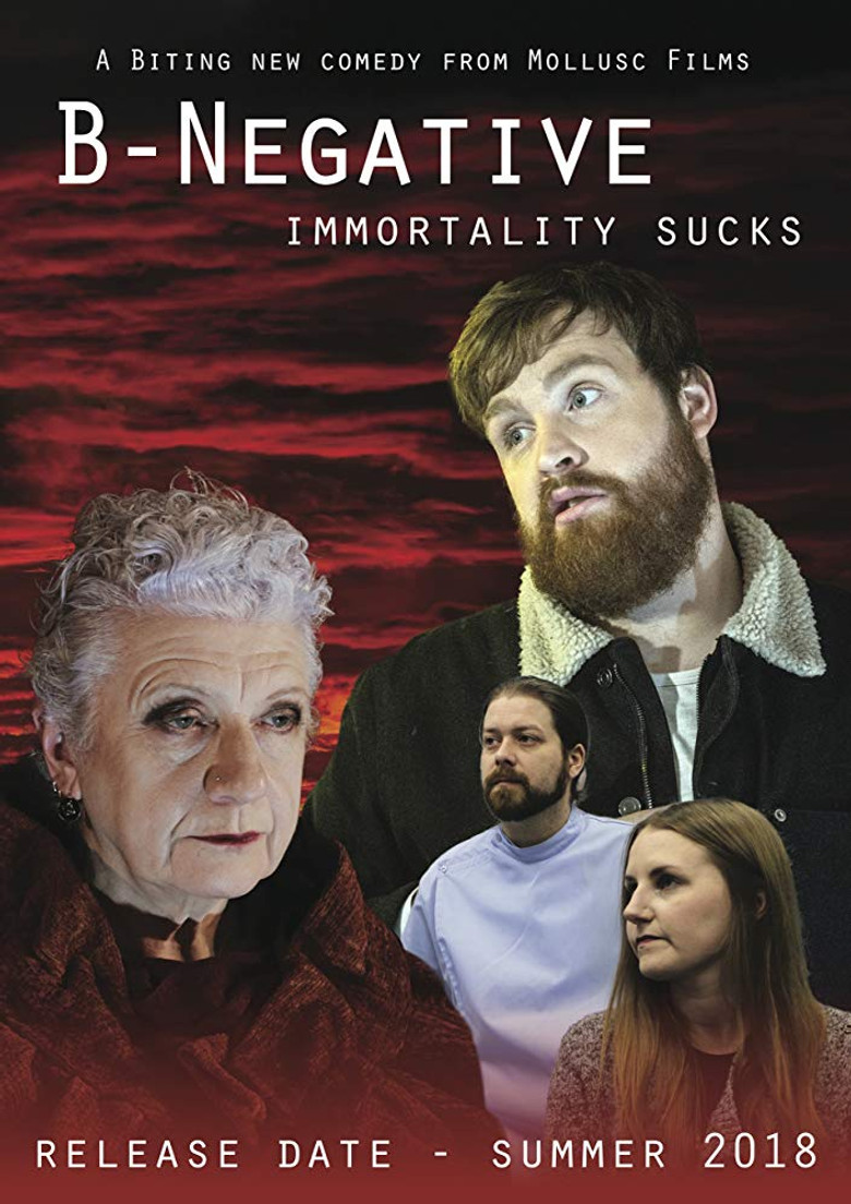 B Negative poster background