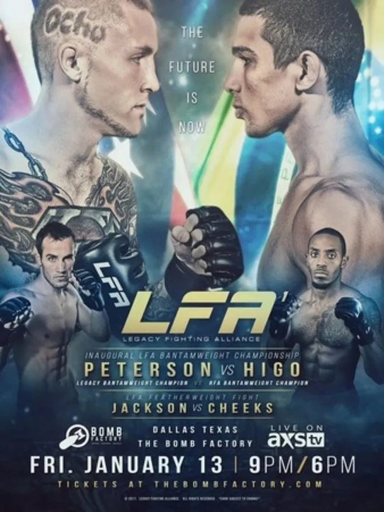LFA 1: Peterson vs. Higo poster background