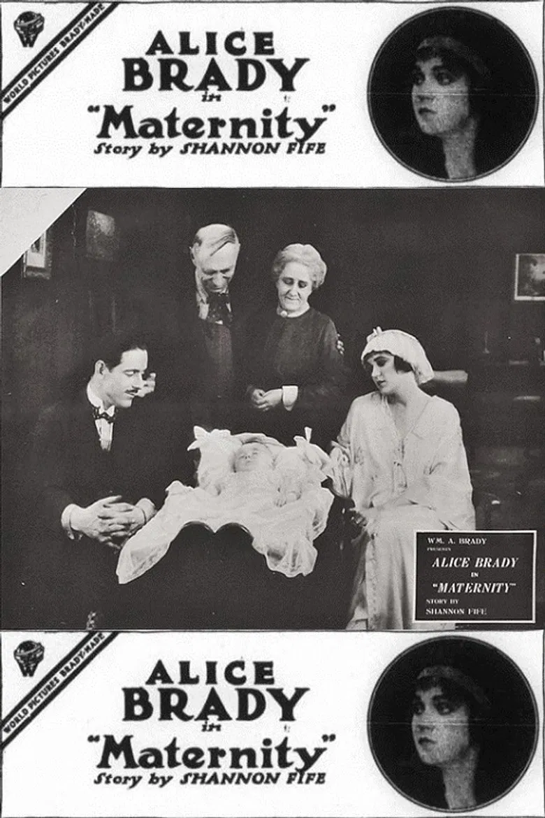 Maternity poster background