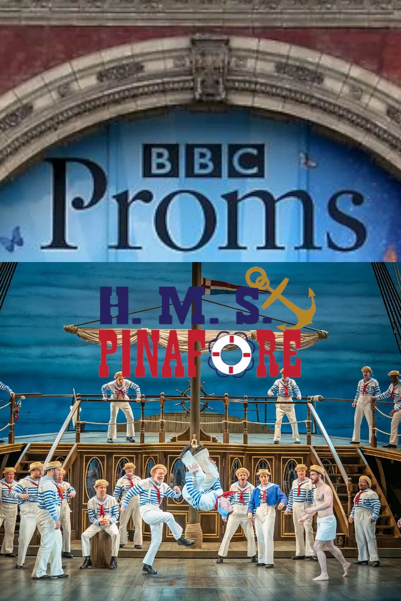 BBC Proms: H.M.S. Pinafore poster background