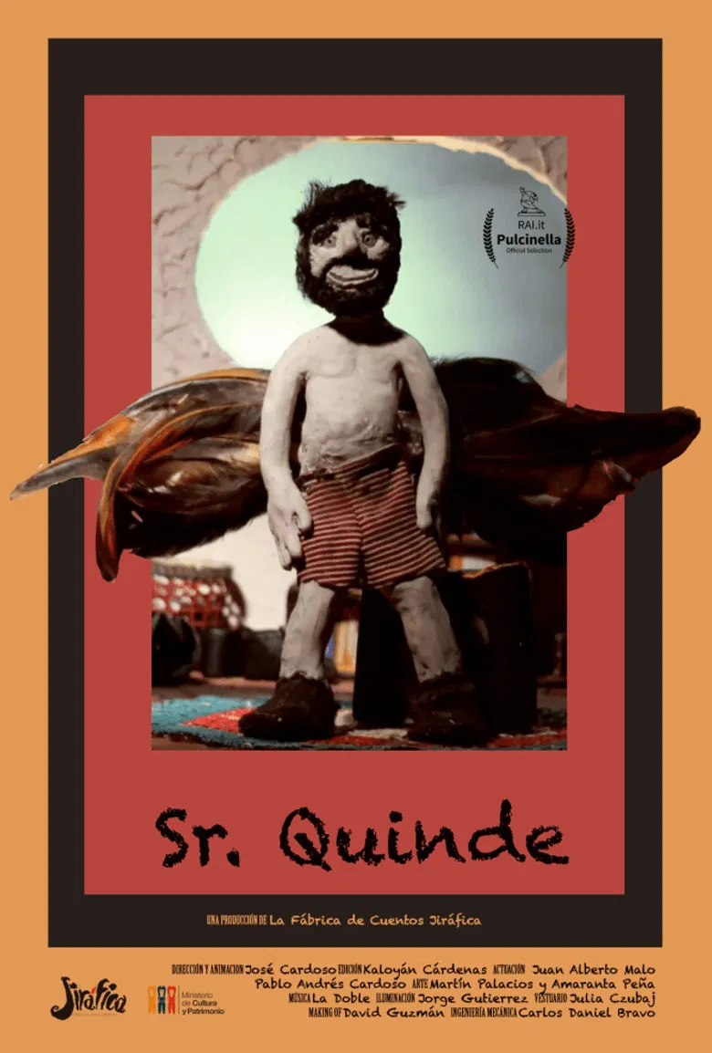 Sr. Quinde poster background