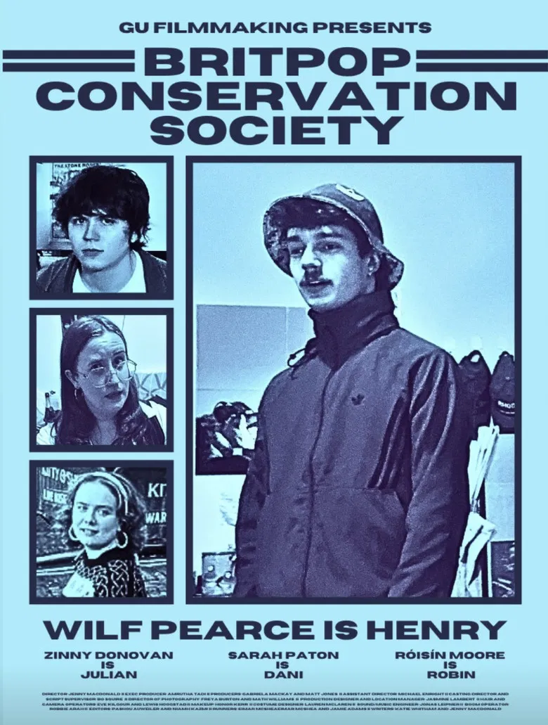 Britpop Conservation Society poster background